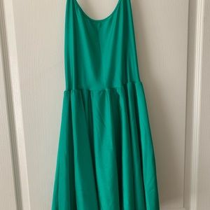 American apparel green dress